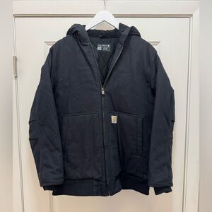 Carhartt Boys' Canvas Insulated Hooded Active Jacket